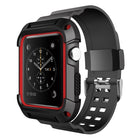 For Apple Watch 3 / 2 / 1  Generation  42mm All-In-One Silicone Strap - DealBuddy