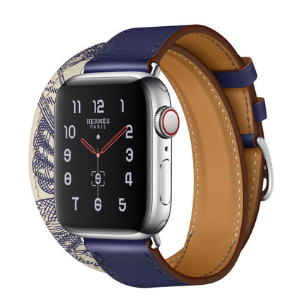 For Apple Watch 3 / 2 / 1 Generation 42mm Universal Silk Screen Printing Double-loop Watchband - DealBuddy