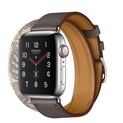 For Apple Watch 3 / 2 / 1 Generation 42mm Universal Silk Screen Printing Double-loop Watchband - DealBuddy