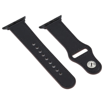 For Apple Watch 3 / 2 / 1 Generation 42mm Universal Buckle Leather Strap, For Apple Watch Series 7 45mm / 6 & SE & 5 & 4 44mm / 3 & 2 & 1 42mm, For Apple Watch Series 8&7 45mm / SE 2&6&SE&5&4 44mm / 3&2&1 42mm - DealBuddy