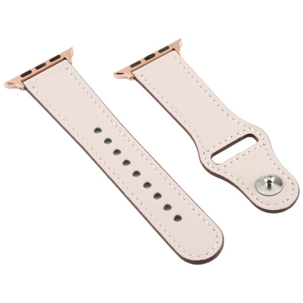 For Apple Watch 3 / 2 / 1 Generation 38mm Universal Buckle Leather Strap, For Apple Watch Series 8&7 41mm / SE 2&6&SE&5&4 40mm / 3&2&1 38mm, For Apple Watch Series 7 41mm / 6 & SE & 5 & 4 40mm / 3 & 2 & 1 38mm - DealBuddy