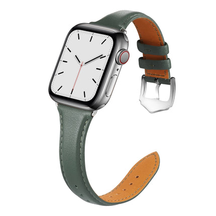 For Apple Watch 3 / 2 / 1 Generations  38mm Universal Thin Leather Strap - DealBuddy