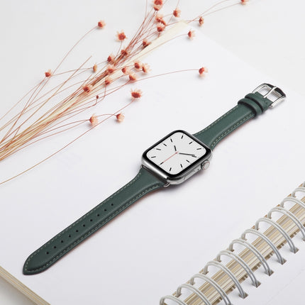 For Apple Watch 3 / 2 / 1 Generations  38mm Universal Thin Leather Strap - DealBuddy