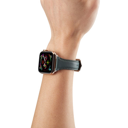 For Apple Watch 3 / 2 / 1 Generations  38mm Universal Thin Leather Strap - DealBuddy