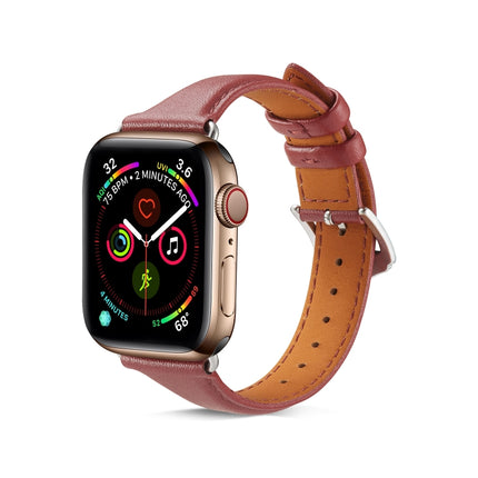 For Apple Watch 3 / 2 / 1 Generations  38mm Universal Thin Leather Strap - DealBuddy