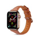 For Apple Watch 3 / 2 / 1 Generations  38mm Universal Thin Leather Strap - DealBuddy