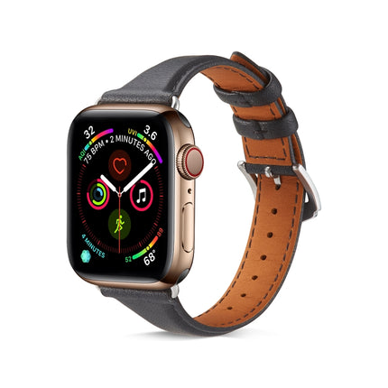 For Apple Watch 3 / 2 / 1 Generations  38mm Universal Thin Leather Strap - DealBuddy