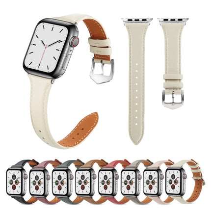 For Apple Watch 3 / 2 / 1 Generations  38mm Universal Thin Leather Strap - DealBuddy