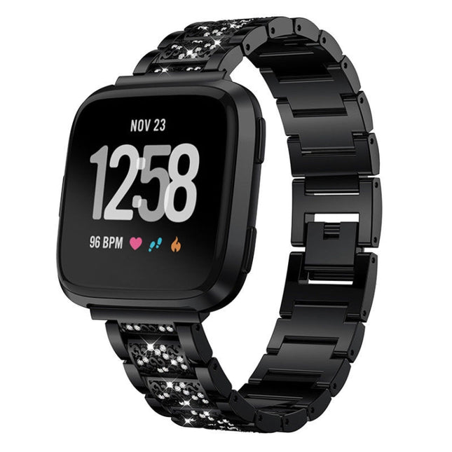 For Huami 1 / Huami 2 / Ticwatch1 / Ticwatch Pro / Samsung Galaxy Watch 46mm / Samsung S3 / Huawei Watch2 Pro / Huawei GT / Huawei Glory Magic Full Diamond Models Metal Inlay Universal 22MM Strap