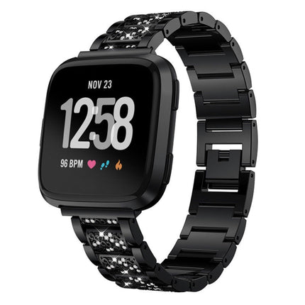 For Huami 1 / Huami 2 / Ticwatch1 / Ticwatch Pro / Samsung Galaxy Watch 46mm / Samsung S3 / Huawei Watch2 Pro / Huawei GT / Huawei Glory Magic Full Diamond Models Metal Inlay Universal 22MM Strap