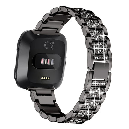 For Huami 1 / Huami 2 / Ticwatch1 / Ticwatch Pro / Samsung Galaxy Watch 46mm / Samsung S3 / Huawei Watch2 Pro / Huawei GT / Huawei Glory Magic Full Diamond Models Metal Inlay Universal 22MM Strap