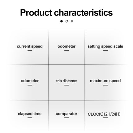 SUNDING SD-581A Bike Wired Computer Speedometer Odometer Cycling Bicycle Waterproof Measurable Temperature Stopwatch