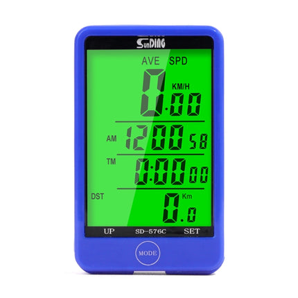SD-576C Bicycle LCD Backlight Stopwatch Bike Speedometer Cycling Odometer Stopwatch - DealBuddy