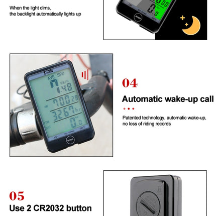 SD-576C Bicycle LCD Backlight Stopwatch Bike Speedometer Cycling Odometer Stopwatch - DealBuddy