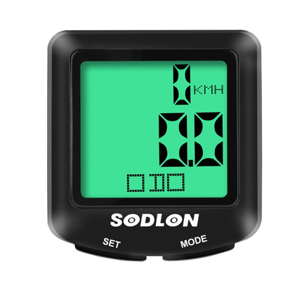 SDL-571 LCD Digital Display Bicycle Computer Wired Waterproof Cycle Odometer Bike Speedometer Stopwatch Riding Accessories Tools