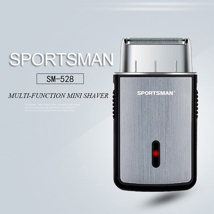 SPORTSMAN Multi-function Mini Shaver USB Rechargeable Razor