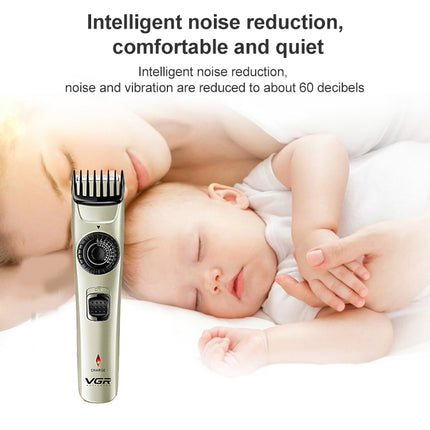 VGR V-031 5W USB Multi-size Controllable Self Trimming Hair Clipper