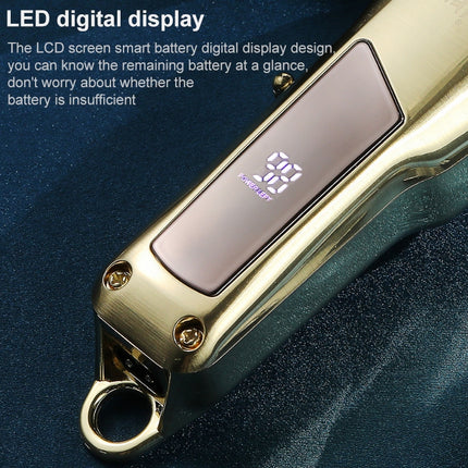 VGR V-278 10W USB Metal Electric Hair Clipper with LED Digital Display, V-278 (Gold), V-278 (Silver) - DealBuddy