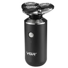 VGR V-317 5W USB Omnidirectional Three-dimensional Floating Three-network Electric Shaver