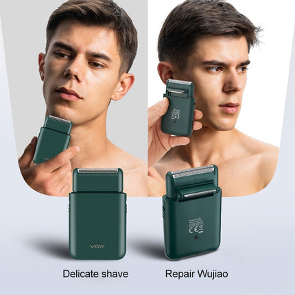 VGR V-390 5W USB Portable Reciprocating Electric Shaver, V-390 (Black), V-390 (Green) - DealBuddy