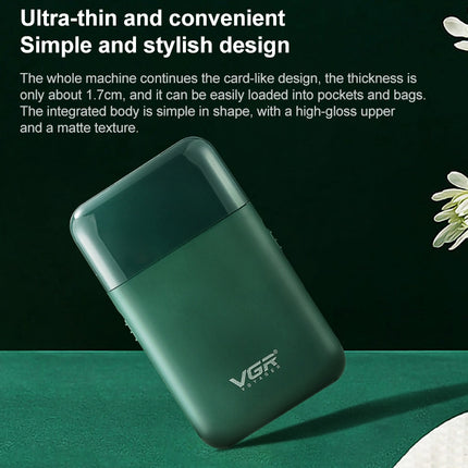 VGR V-390 5W USB Portable Reciprocating Electric Shaver, V-390 (Black), V-390 (Green) - DealBuddy