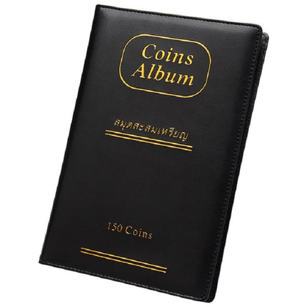 PU Leather Russian Cover 150 Coins Collection Album Holder Book