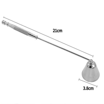 Bright Chrome Silver Candle Mask Candle Extinguisher Aroma Candle Candle Accessories