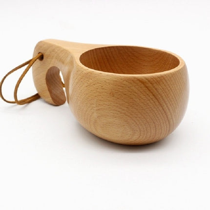 Hand Made Wood Tableware Green Wooden Cup - DealBuddy