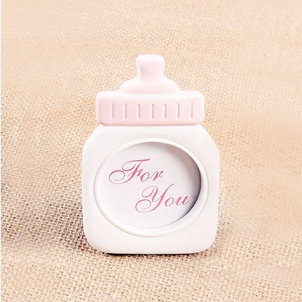 Baby Bottle Shape Plastic Photo Frame Square Photo Frame Decoration Home Decor