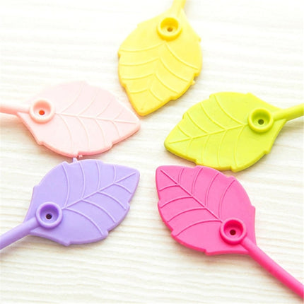 20 PCS Environmental Protection Silicone Plastic Bag Sealing Clip Food Bag Bundle Cable Tie, Random Color Delivery, Bundle Cable Tie