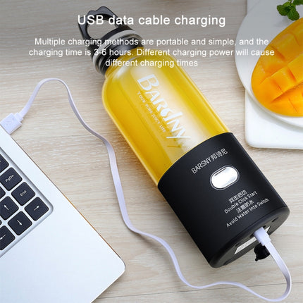 Multifunctional Juicer Rotatory Extractor Cup Portable USB Charge Juicer Blender with 6 Blades, Black, Pink, Blue - DealBuddy