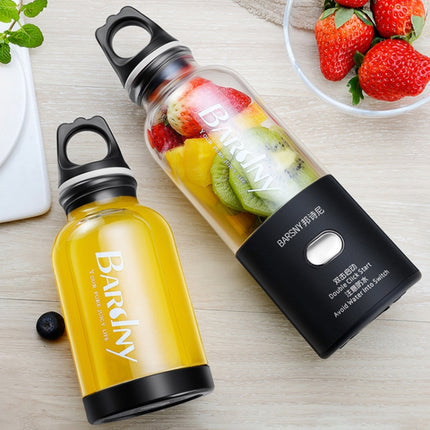 Multifunctional Juicer Rotatory Extractor Cup Portable USB Charge Juicer Blender with 6 Blades, Black, Pink, Blue - DealBuddy