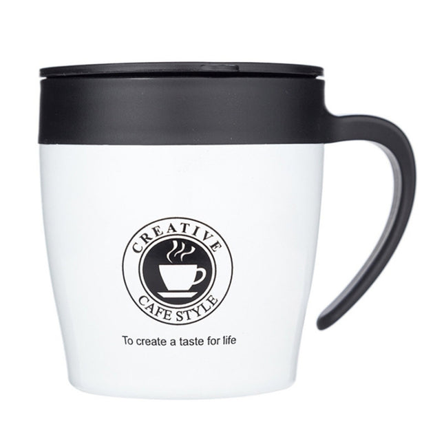 Handle Coffee Mug Stainless Steel Thermos Cups Vacuum Flask Water Bottle Bussiness Portable Thermo Cup - DealBuddy
