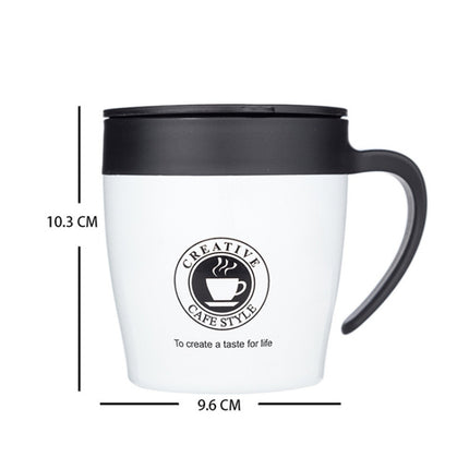 Handle Coffee Mug Stainless Steel Thermos Cups Vacuum Flask Water Bottle Bussiness Portable Thermo Cup - DealBuddy