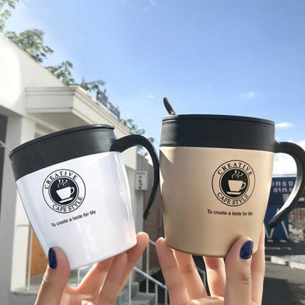 Handle Coffee Mug Stainless Steel Thermos Cups Vacuum Flask Water Bottle Bussiness Portable Thermo Cup - DealBuddy