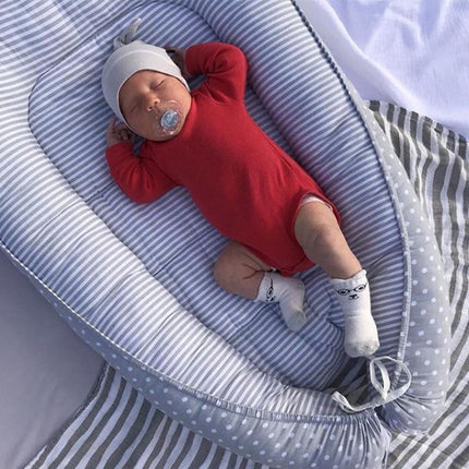80*50cm Baby Bed Newborn Nursing Bionic Bed Crib Cot Baby Sleeping Artifact Bed Travel Bed Bumper