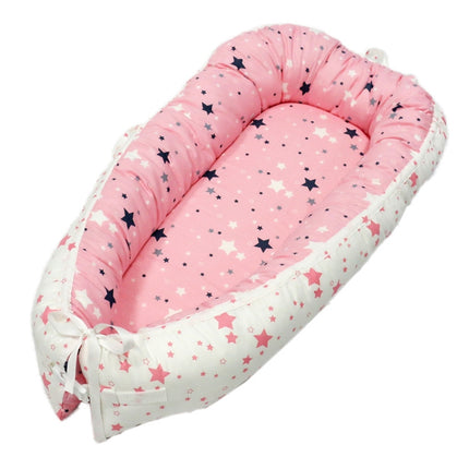 80*50cm Baby Bed Newborn Nursing Bionic Bed Crib Cot Baby Sleeping Artifact Bed Travel Bed Bumper - DealBuddy