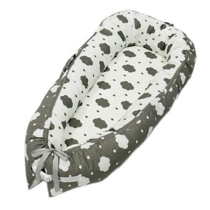 80*50cm Baby Bed Newborn Nursing Bionic Bed Crib Cot Baby Sleeping Artifact Bed Travel Bed Bumper - DealBuddy