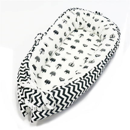 80*50cm Baby Bed Newborn Nursing Bionic Bed Crib Cot Baby Sleeping Artifact Bed Travel Bed Bumper - DealBuddy