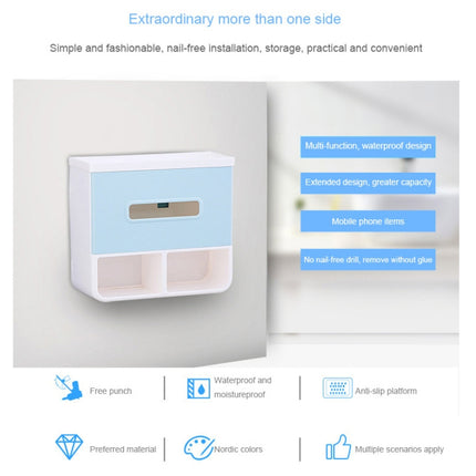 Bathroom No Punching Napkin Holder Tray