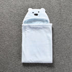 Cute Animal Cartoon Babies Blanket Kids Hooded Bathrobe Toddler Baby Bath Towel
