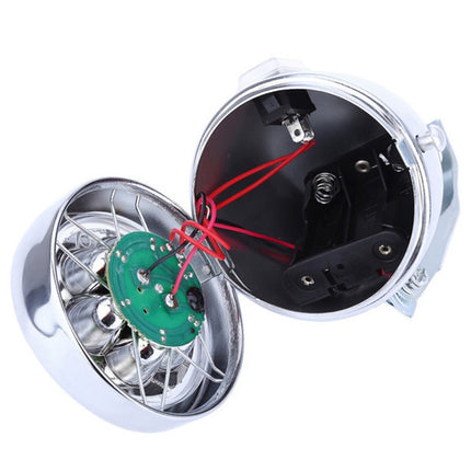 3 LED Retro Bicycle Headlight Night Riding Safety Warning Light