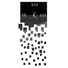 Mirror Clock Personality Wall Clock Three-dimensional Wall Decoration Mosaic Wall Clock