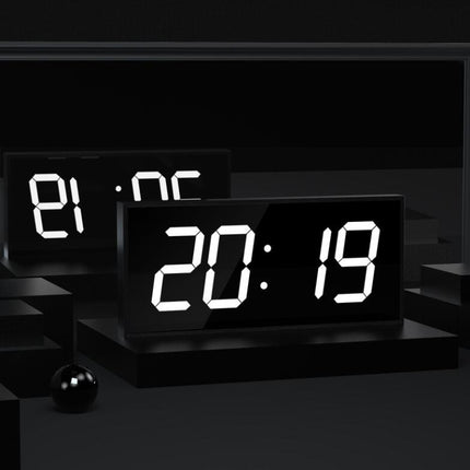 LED Large Screen Digital Electronic Clock Remote Control Double-sided Wall Clock