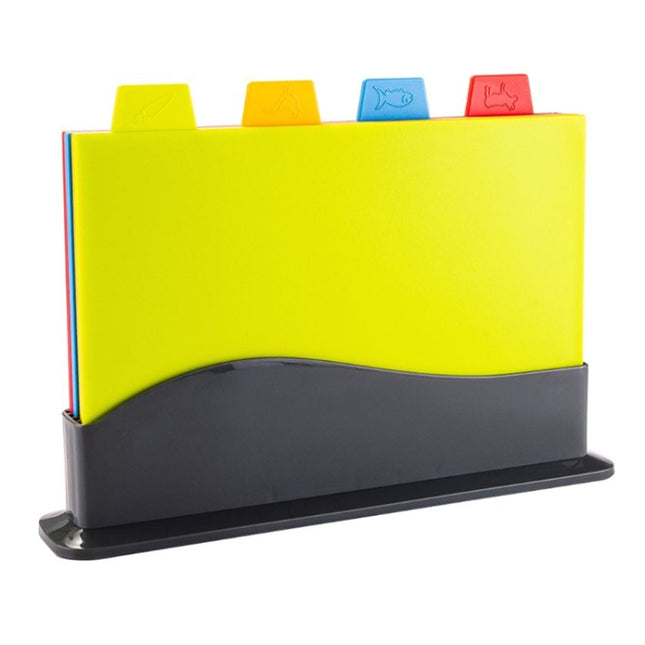 4 in 1 Classified Cutting Board Multifunctional Household Plastic Fruit Cutting Board Set