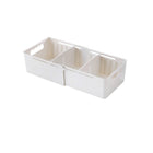 Retractable And Adjustable Three Pane Socks Storage Box