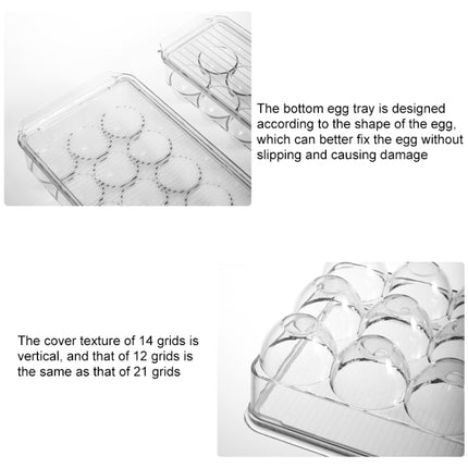 Kitchen Refrigerator Storage Box Compartment with Lid Egg Storage Box