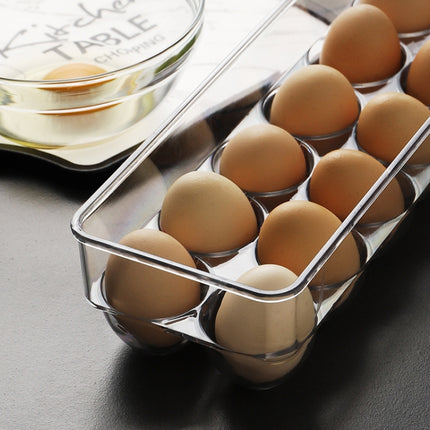 Kitchen Refrigerator Storage Box Compartment with Lid Egg Storage Box