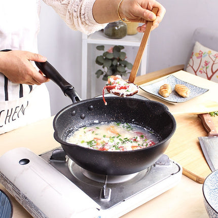 Thick Bottom Maifan Stone Household Small Frying Pan Non Stick Pan Deep Frying Pan