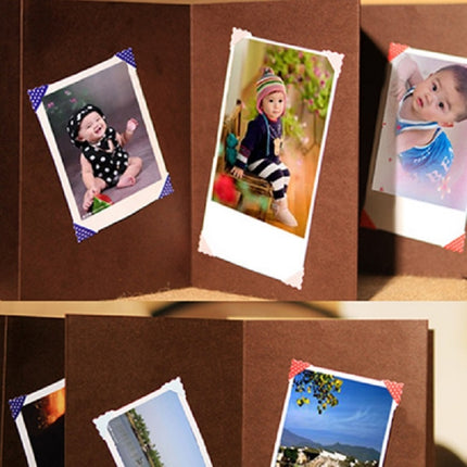 Retro Paste Folding 18 Fold Pages 34 Sides Creative Manual Album Book